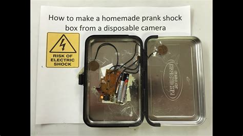 how to make an electric shock box|9 volt countertop electrical shocker.